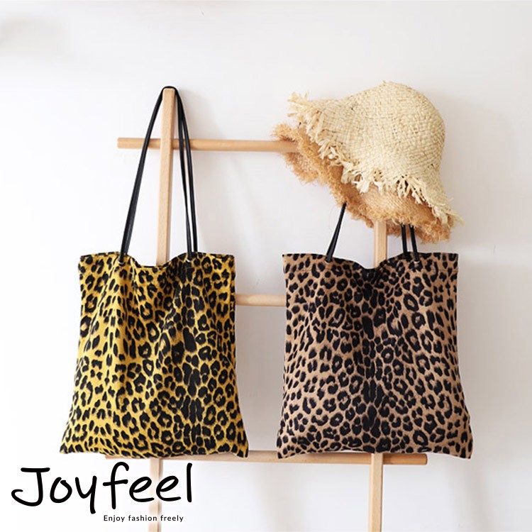 豹柄 バッグ エコバッグ トートバッグ レオパード柄 レディース 韓国 メール便送料無料 Dazzle ダズル