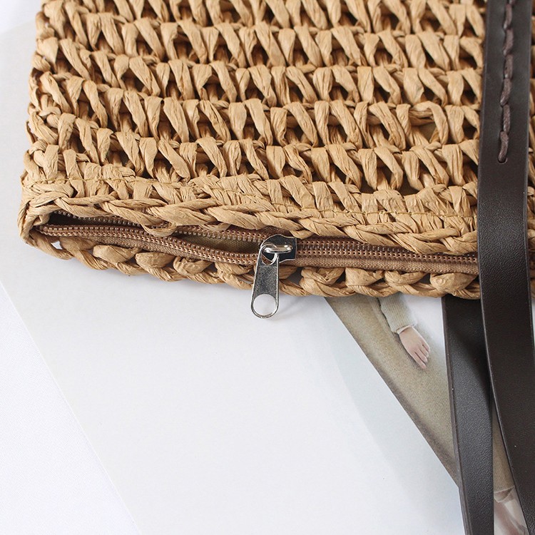 編みバッグ かごバッグ レディース 大容量 韓国 Dazzle ダズル