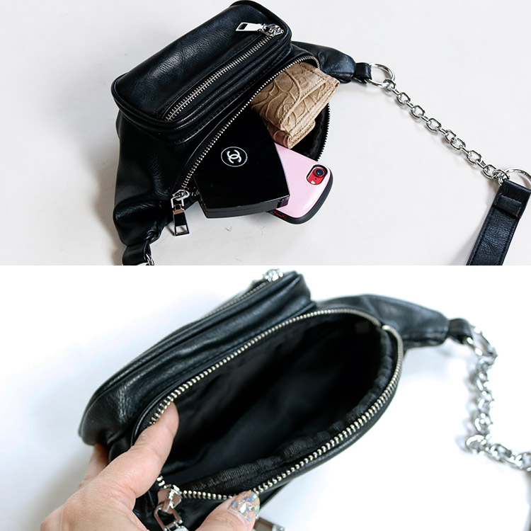 ボディバッグ レディース レザー PU ウエストバッグ 韓国 送料無料 Dazzle ダズル