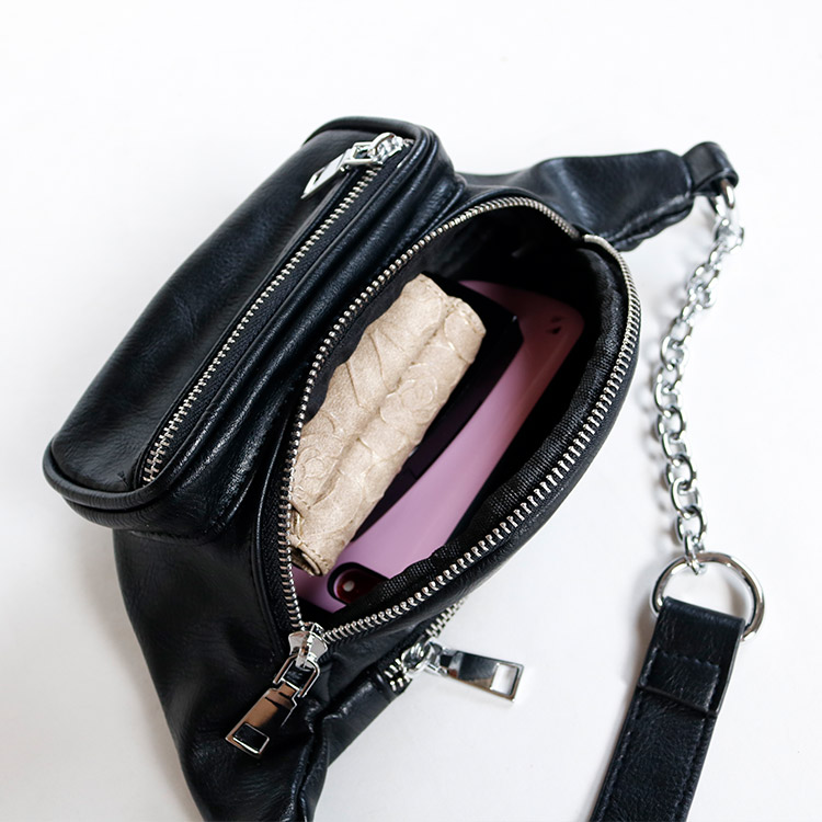 ボディバッグ レディース レザー PU ウエストバッグ 韓国 送料無料 Dazzle ダズル