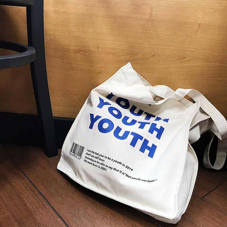 エコバッグ 大きめ 大容量 レディース キャンパスバッグ 韓国 送料無料 Dazzle ダズル