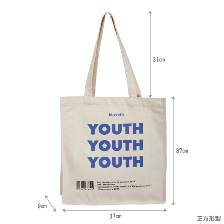 エコバッグ 大きめ 大容量 レディース キャンパスバッグ 韓国 送料無料 Dazzle ダズル