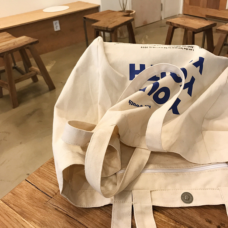 エコバッグ 大きめ 大容量 レディース キャンパスバッグ 韓国 送料無料 Dazzle ダズル