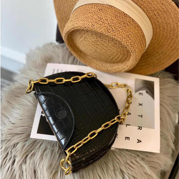 ショルダーバッグ チェーン レディース クロコダイル柄 韓国 Dazzle ダズル