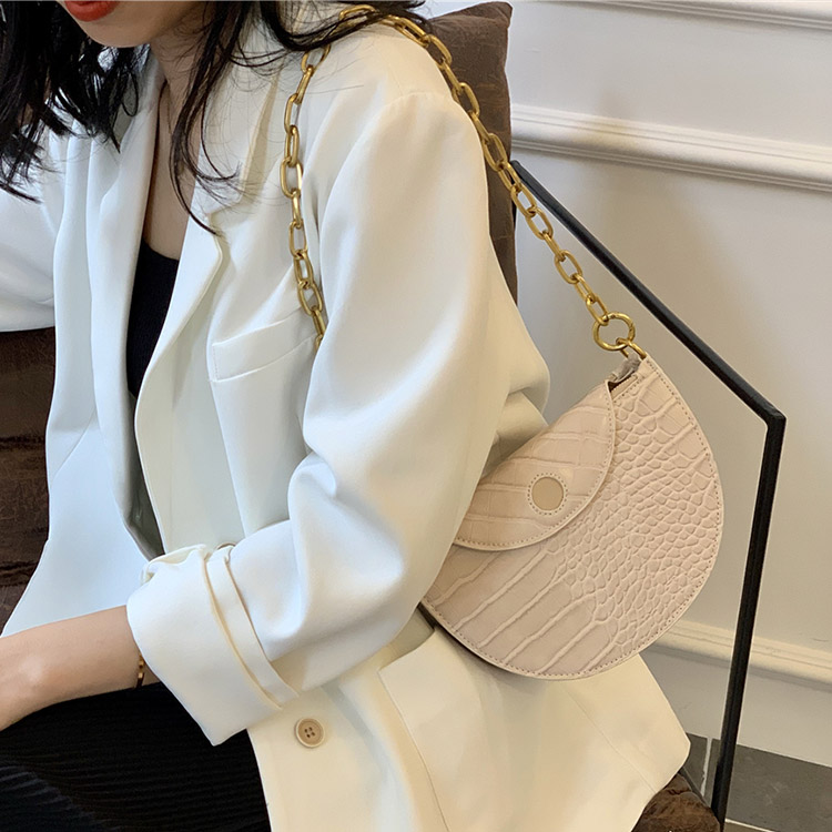 ショルダーバッグ チェーン レディース クロコダイル柄 韓国 Dazzle ダズル