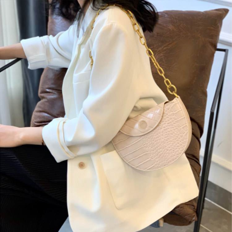 ショルダーバッグ チェーン レディース クロコダイル柄 韓国 Dazzle ダズル