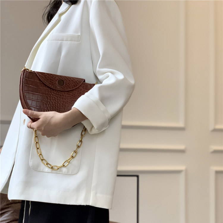 ショルダーバッグ チェーン レディース クロコダイル柄 韓国 Dazzle ダズル
