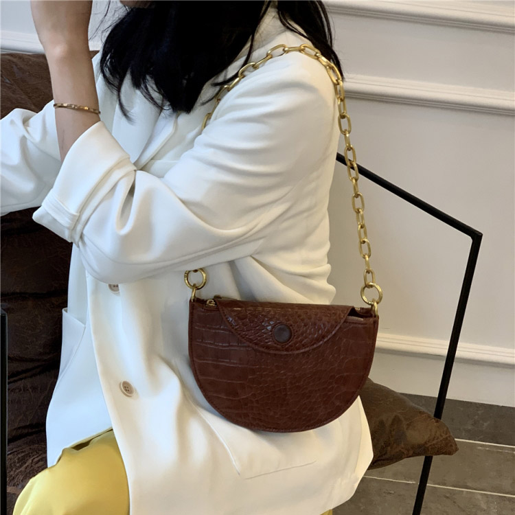 ショルダーバッグ チェーン レディース クロコダイル柄 韓国 Dazzle ダズル