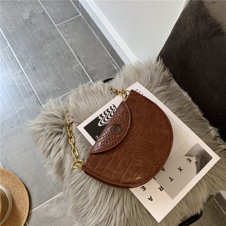 ショルダーバッグ チェーン レディース クロコダイル柄 韓国 Dazzle ダズル