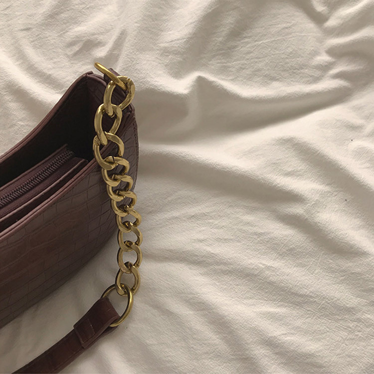 ショルダーバッグ レディース チェーン 斜め掛け クロコダイル 韓国 Dazzle ダズル