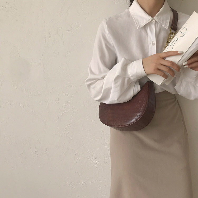 ショルダーバッグ レディース チェーン 斜め掛け クロコダイル 韓国 Dazzle ダズル