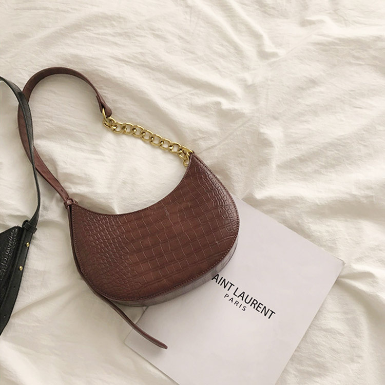 ショルダーバッグ レディース チェーン 斜め掛け クロコダイル 韓国 Dazzle ダズル