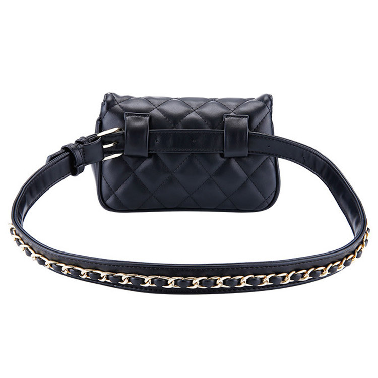 ボディバッグ レディース ウエストポーチ ウエストバッグ チェーンベルト チェーン 韓国 送料無料 Dazzle ダズル