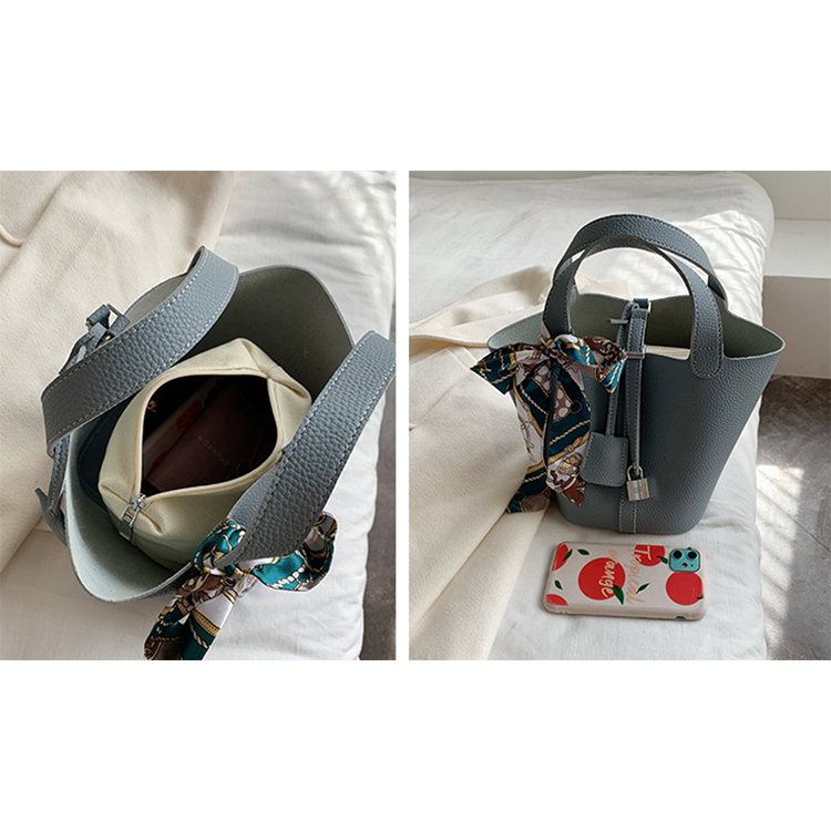 バケツバッグ レディース ハンドバッグ スカーフ ミニバッグ Dazzle ダズル