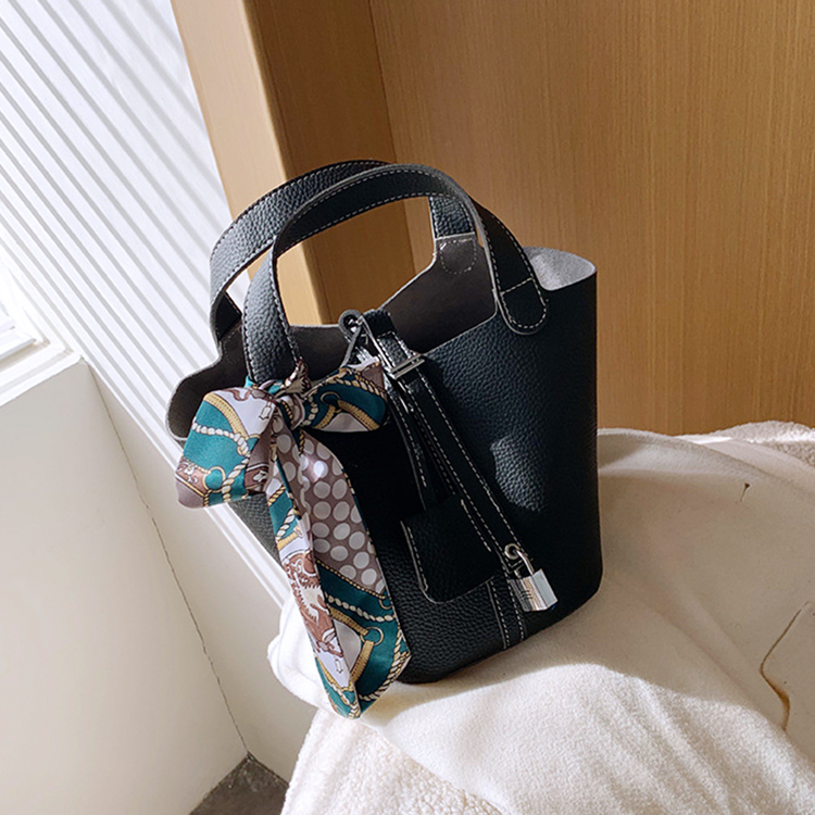 バケツバッグ レディース ハンドバッグ スカーフ ミニバッグ Dazzle ダズル