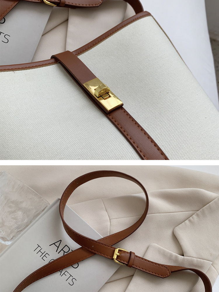 バケツバッグ レディース ショルダーバッグ キャンパス レザー ポーチ 斜め掛け 大容量 キャンバスバッグ 収納 仕切り バイカラー おしゃれ カジュアル Dazzle ダズル