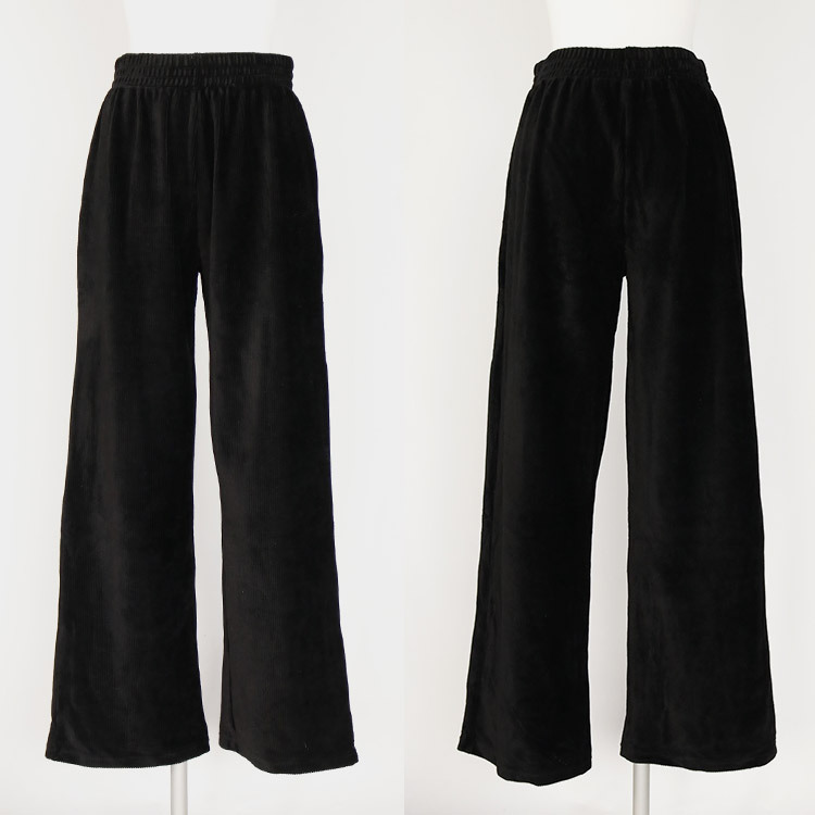 コーデュロイ パンツ レディース ハイウエスト ストレート 韓国 送料無料 Dazzle ダズル