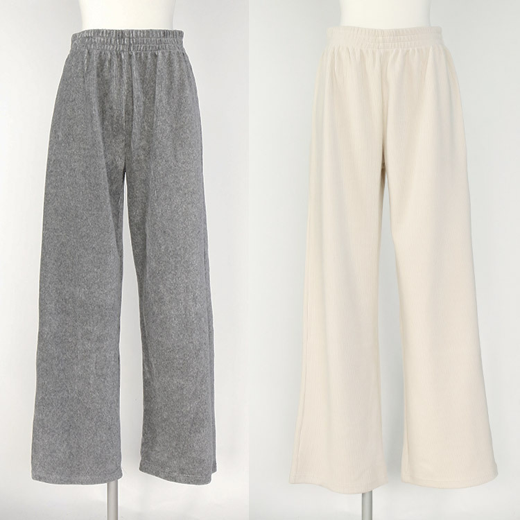 コーデュロイ パンツ レディース ハイウエスト ストレート 韓国 送料無料 Dazzle ダズル