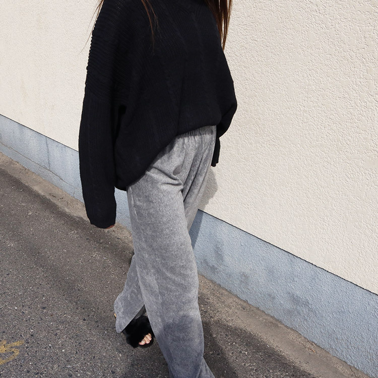 コーデュロイ パンツ レディース ハイウエスト ストレート 韓国 送料無料 Dazzle ダズル