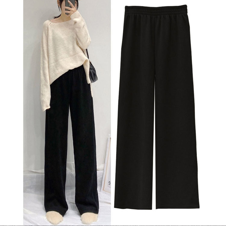 コーデュロイ パンツ レディース ハイウエスト ストレート 韓国 送料無料 Dazzle ダズル