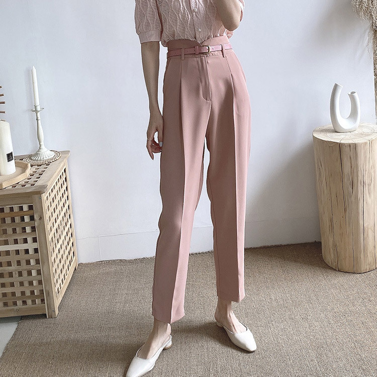 ワイドパンツ レディース ロング ロングパンツ リボン スラックス 韓国 送料無料 Dazzle ダズル