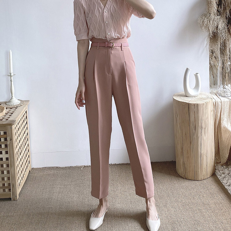 ワイドパンツ レディース ロング ロングパンツ リボン スラックス 韓国 送料無料 Dazzle ダズル