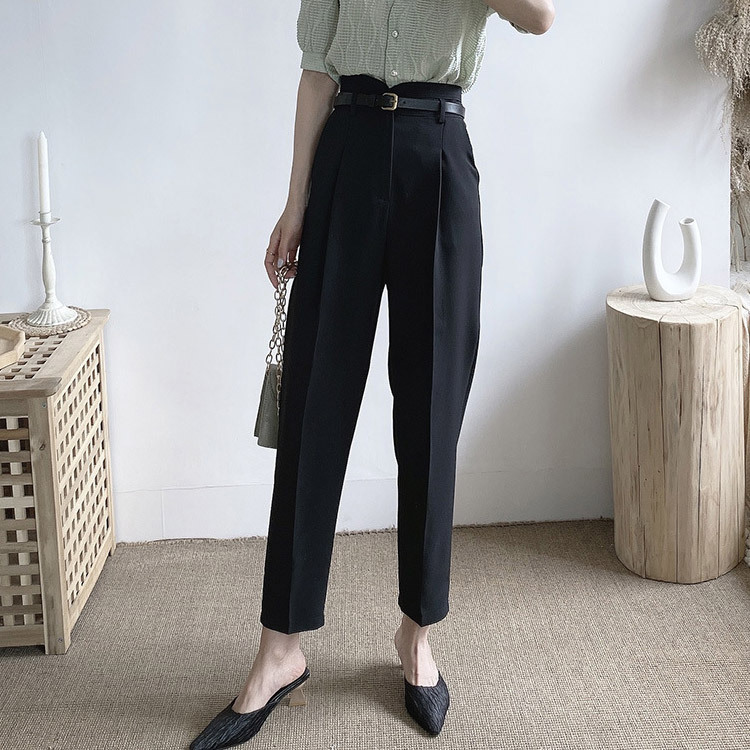 ワイドパンツ レディース ロング ロングパンツ リボン スラックス 韓国 送料無料 Dazzle ダズル