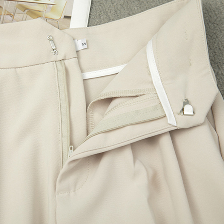 テーパードパンツ レディース ハイウエスト 9分丈 タック ウエストマーク ベルト付 OL オフィス エレガント Dazzle ダズル