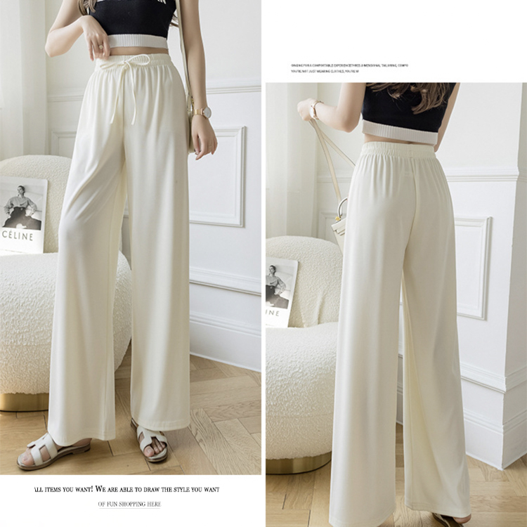 ワイドパンツ レディース ロング ロングパンツ 無地 ストレート パンツ ゆったり おしゃれ 薄手 春 夏 カジュアル ウエストゴム 楽ちん ストレッチ ジョイフィール joyfeel