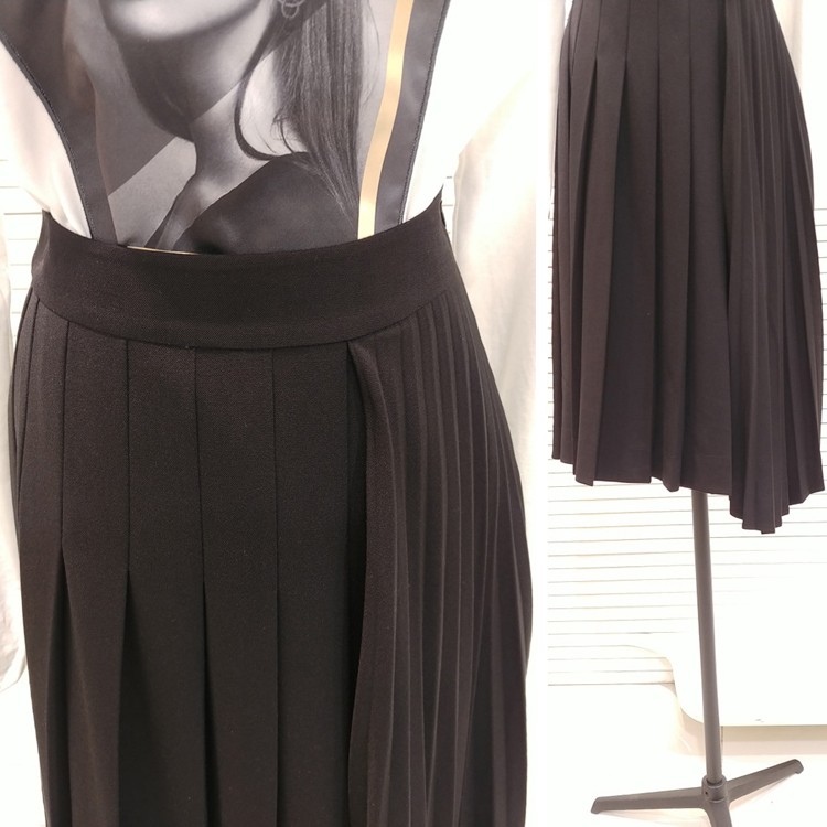 プリーツスカート レディース アシンメトリー スーツ レトロ 韓国 送料無料 Dazzle ダズル