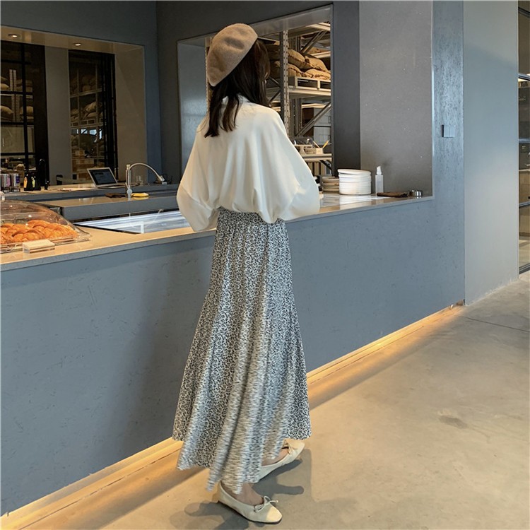 花柄スカート ロングスカート フレアスカート ミモレ丈スカート レディース 韓国 送料無料 Dazzle ダズル