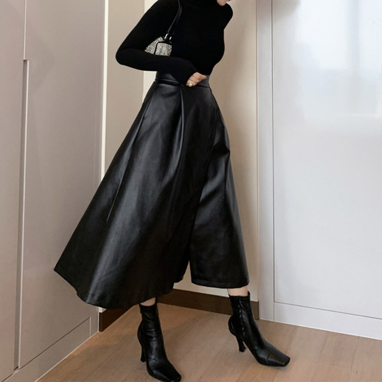 ザースカート レディース フレア Aライン スリット 個性的 韓国 送料無料 Dazzle ダズル