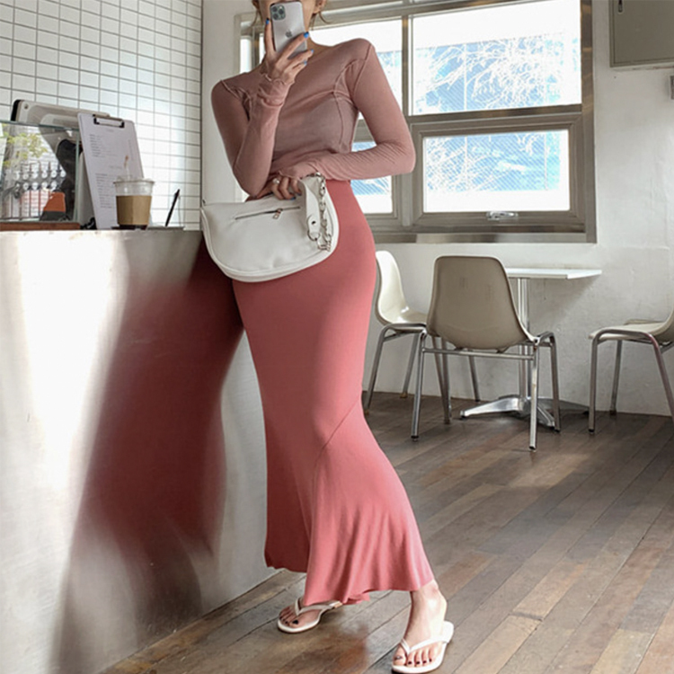 ロングスカート レディース マーメイド スカート マキシ丈 マキシスカート マーメイドスカート タイト ストレッチ セクシー エレガント 夏 春 黒 グレー ジョイフィール joyfeel