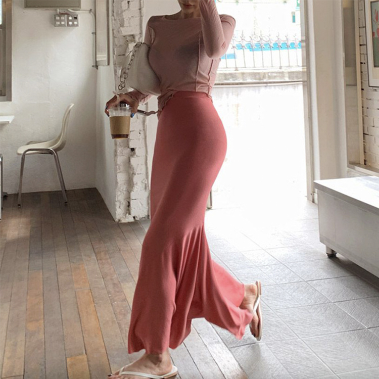 ロングスカート レディース マーメイド スカート マキシ丈 マキシスカート マーメイドスカート タイト ストレッチ セクシー エレガント 夏 春 黒 グレー ジョイフィール joyfeel