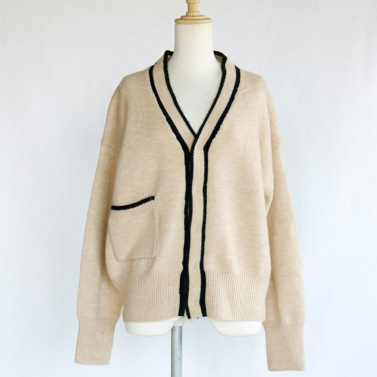 カーディガン 秋冬 レディース ニットカーディガン オフィス 韓国 送料無料 Dazzle ダズル