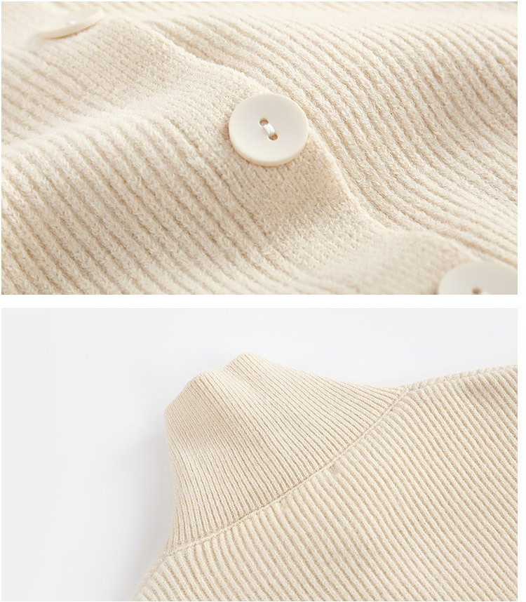 カーディガン レディース ハイネック セーター ショート丈 韓国 Dazzle ダズル