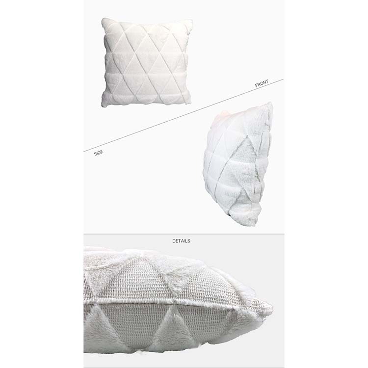 クッションカバー 45×45cm 北欧 秋 冬 ボア ファー おしゃれ かわいい Dazzle ダズル