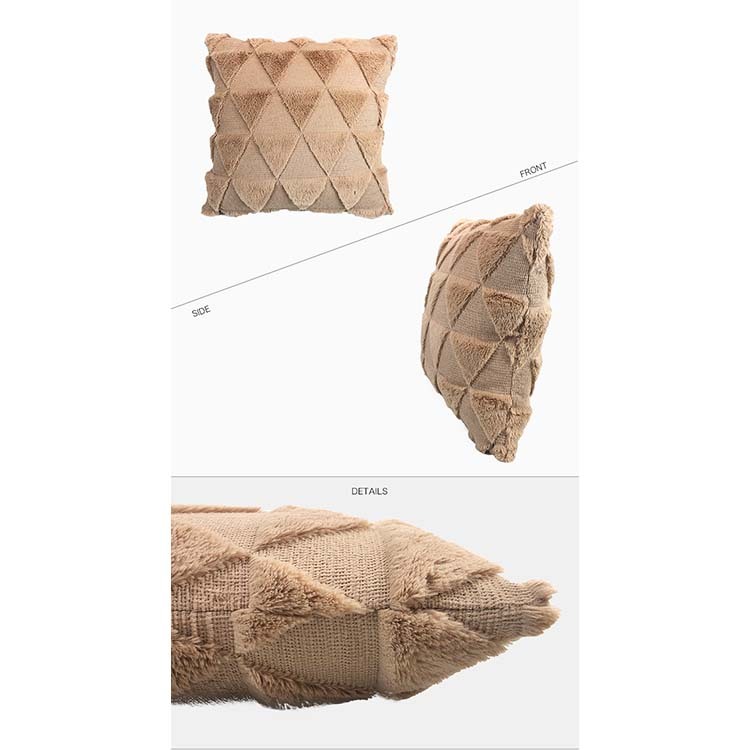 クッションカバー 45×45cm 北欧 秋 冬 ボア ファー おしゃれ かわいい Dazzle ダズル