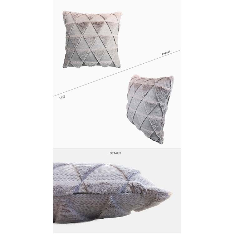 クッションカバー 45×45cm 北欧 秋 冬 ボア ファー おしゃれ かわいい Dazzle ダズル