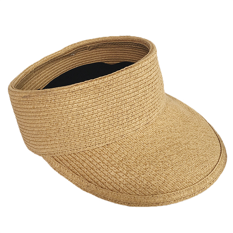 サンバイザー レディース ストロー編み つば 大きめ キャップ かわいい 日差し避け 日焼け ジョイフィール joyfeel