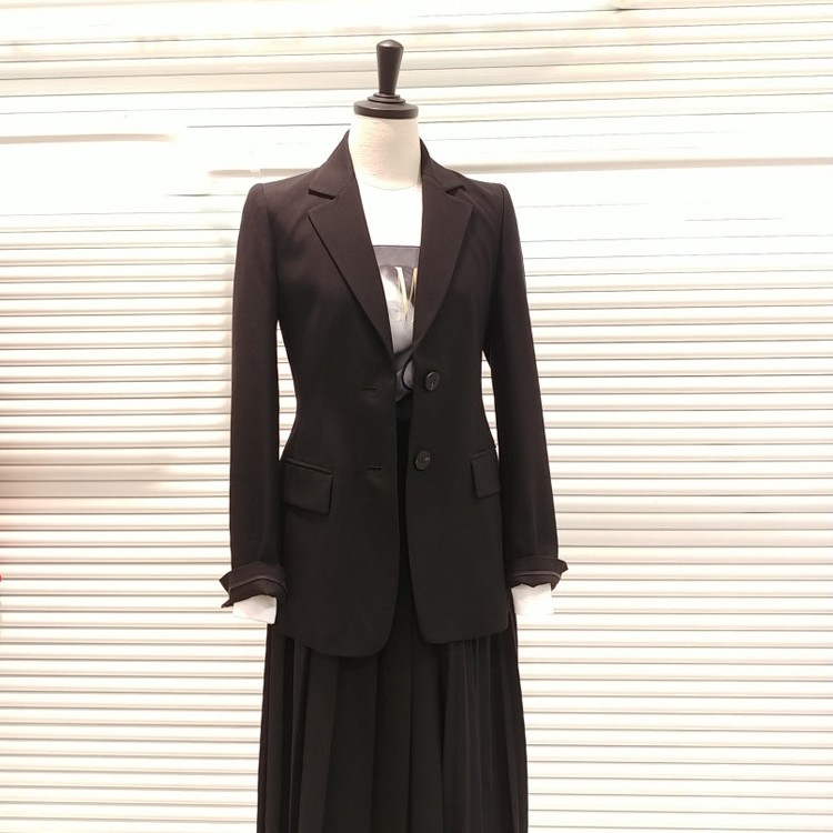 ジャケット スーツ レディース ベルト付き 秋冬 シングル 入学式 卒業式 韓国  width=