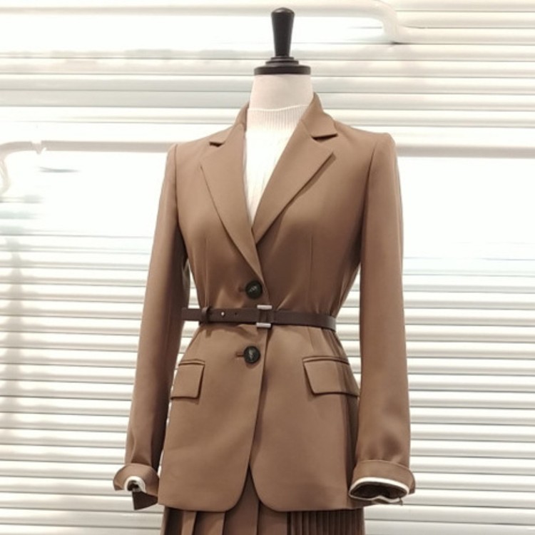 【23AW NEW】Chloe_women /ウールブレンド ベルト付きジャケット w421.jpg