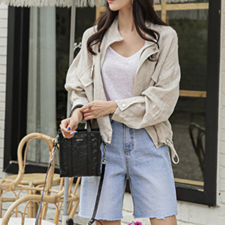 ジャケット リネン レディース シャツ 韓国 送料無料 Dazzle ダズル