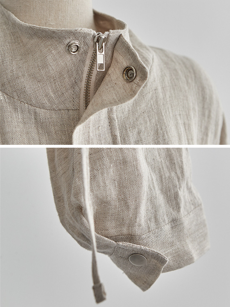 ジャケット リネン レディース シャツ 韓国 送料無料 Dazzle ダズル