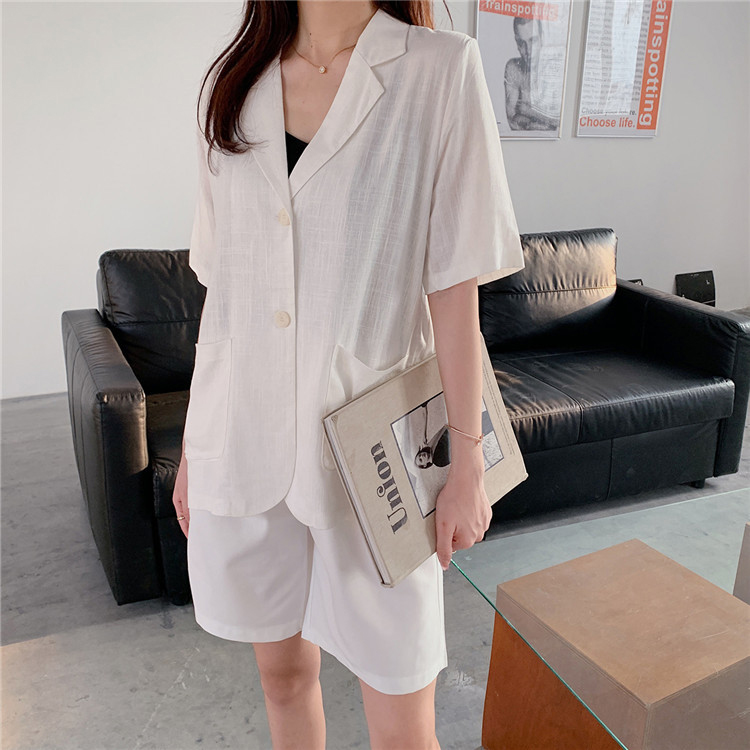 ジャケット 半袖 レディース 夏 カジュアル 韓国 送料無料 Dazzle ダズル