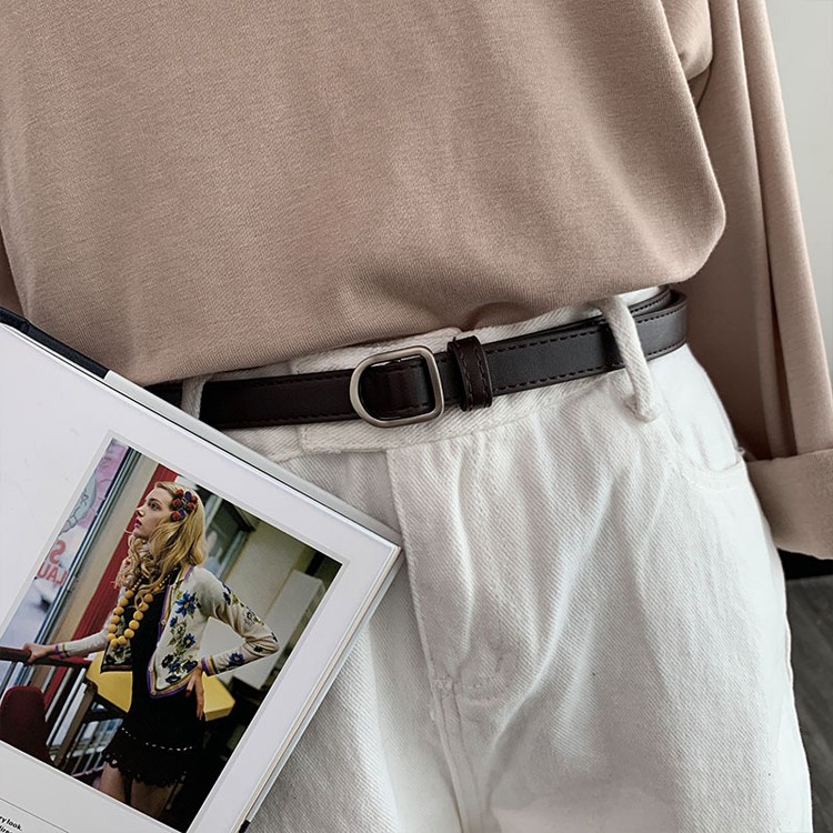 ベルト レディース 細ベルト 韓国ファッション 送料無料 Dazzle ダズル