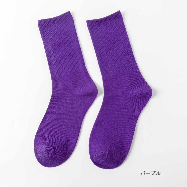 ソックス クルーソックス レディース カラーソックス 韓国ファッション 送料無料 Dazzle ダズル