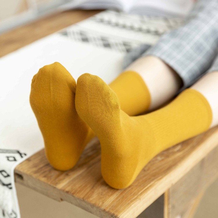 ソックス クルーソックス レディース カラーソックス 韓国ファッション 送料無料 Dazzle ダズル