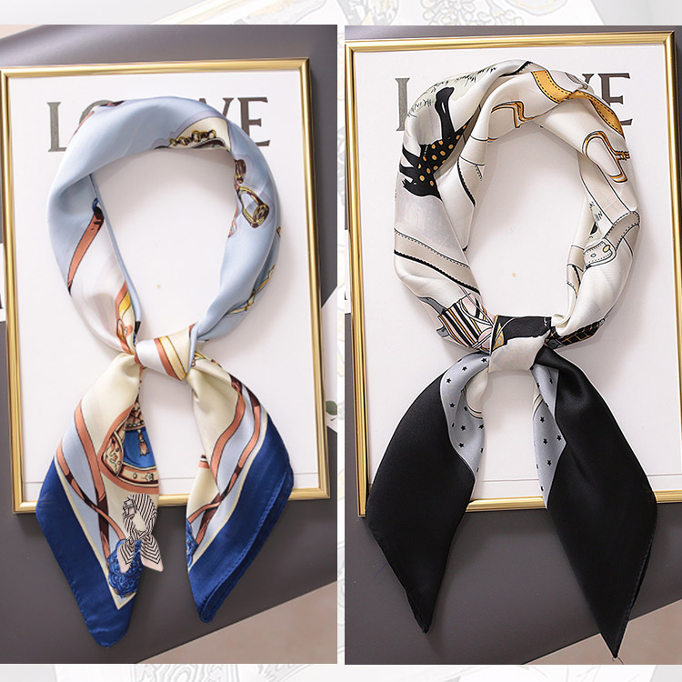 スカーフ レディース シルク シフォン スカーフベルト 韓国 送料無料 Dazzle ダズル