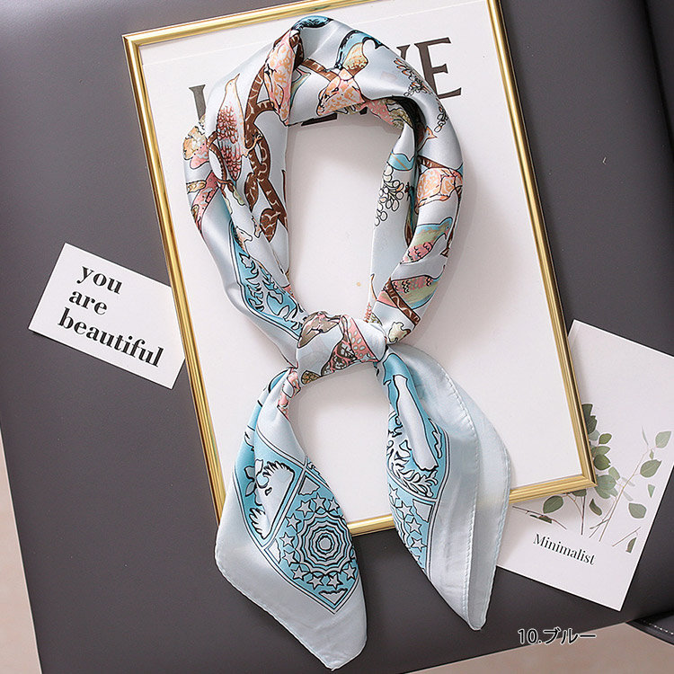 スカーフ レディース シルク シフォン スカーフベルト 韓国 送料無料 Dazzle ダズル